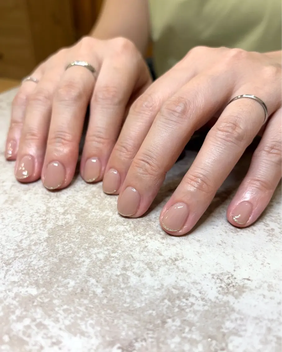ネイル ラメ(グリッター) ハンドネイル nailsalon amity🌿池田のネイルデザイン