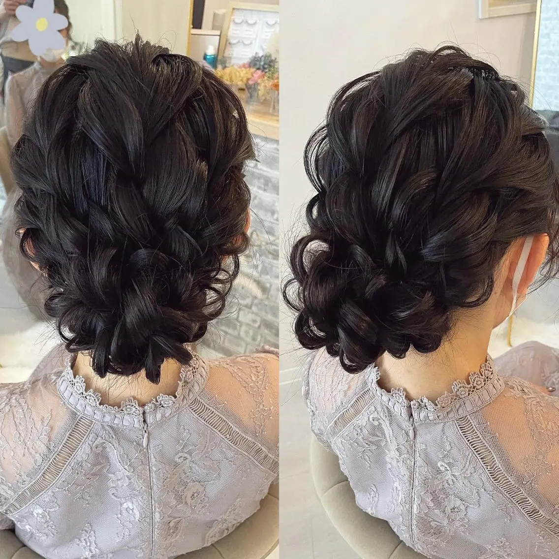 ヘアアレンジ マツエク・マツパ アイブロウ ヘアセット eyelash ufuのマツエク・マツパデザイン
