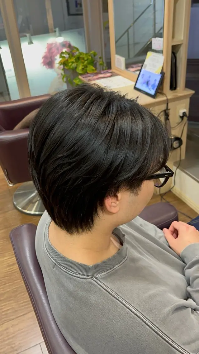 メンズ マッシュ 山本 梨華のヘアスタイル