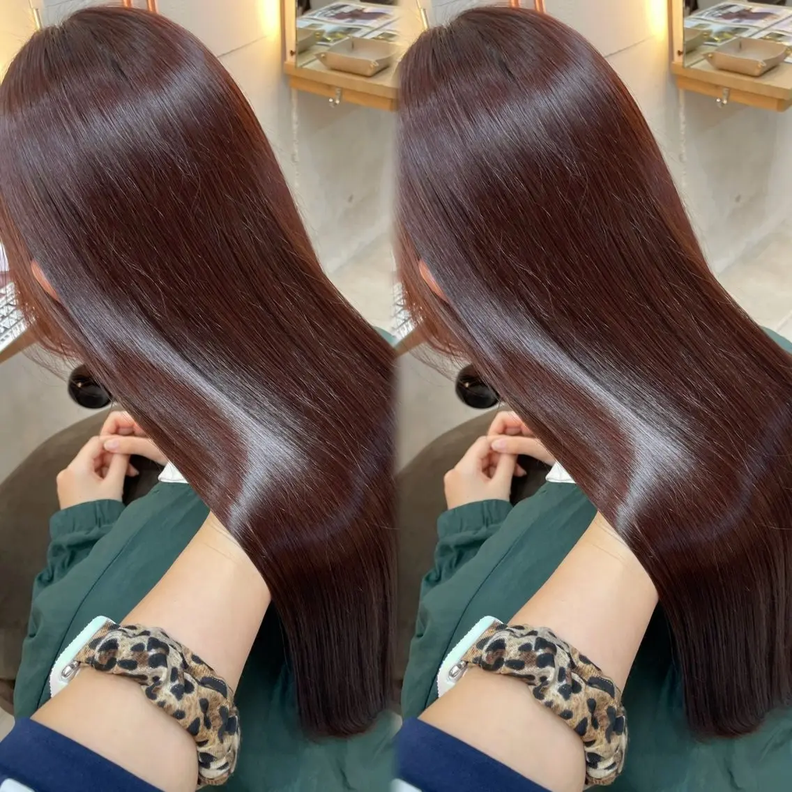 ロング カット ヘアカラー モデル募集 彩里🎀のヘアスタイル