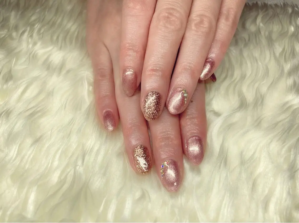 ネイル ジェルネイル ミラーネイル ニュアンスネイル パラジェル ハンドネイル Nail&eye Belire 新宿のネイルデザイン