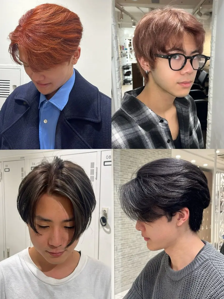 ショート カラー ハイトーンカラー カット ヘアカラー トリートメント ヘッドスパ 💘赤み消し盛れる モテカラー👑リノのヘアスタイル