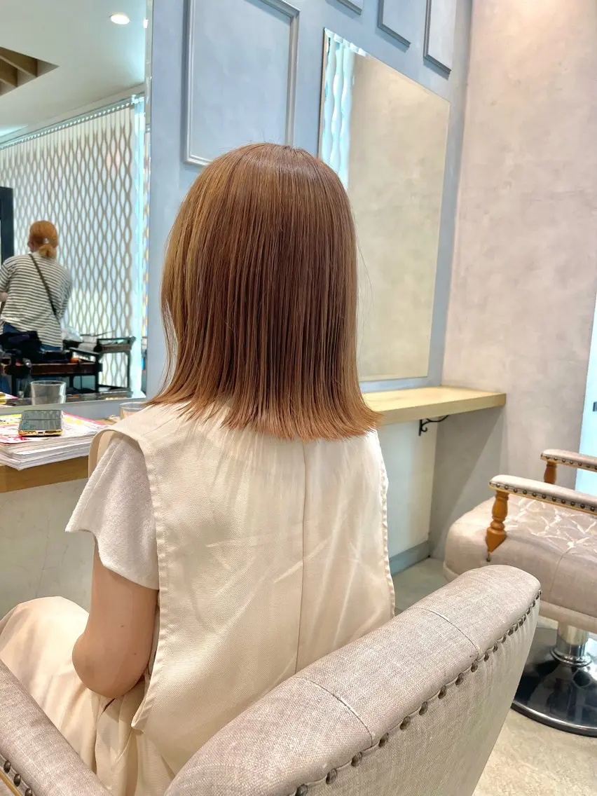 ミディアム カラー ショート/ボブ アンドウ☺︎のヘアスタイル