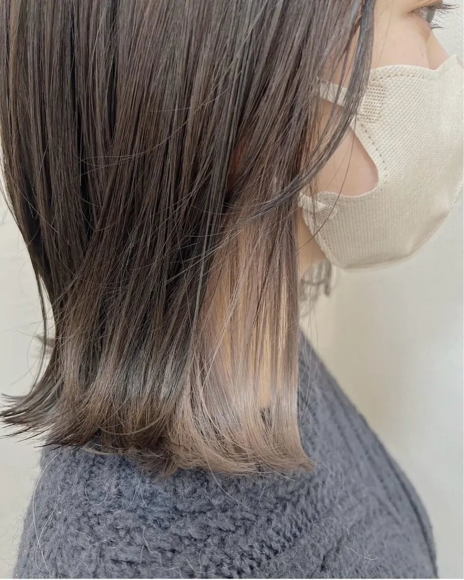 ミディアム 頭皮×髪質改善 透明感カラー💎中村のヘアスタイル