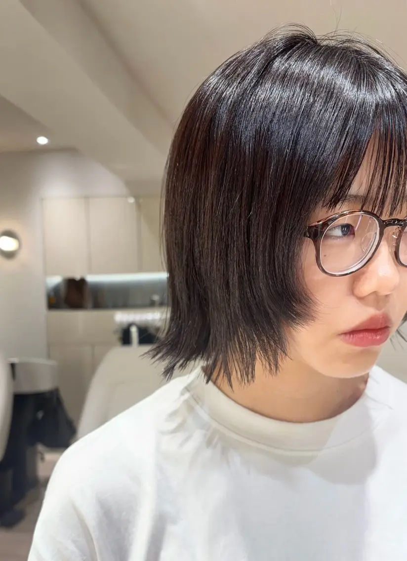 ショート カット 前髪・顔周りカット☆ あらいみゆのヘアスタイル