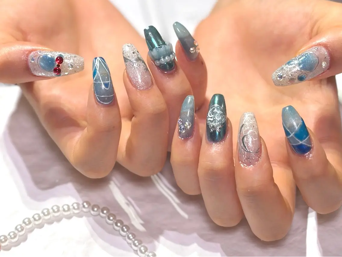 ネイル 持ち込み ハンドネイル Nailst いずみのネイルデザイン