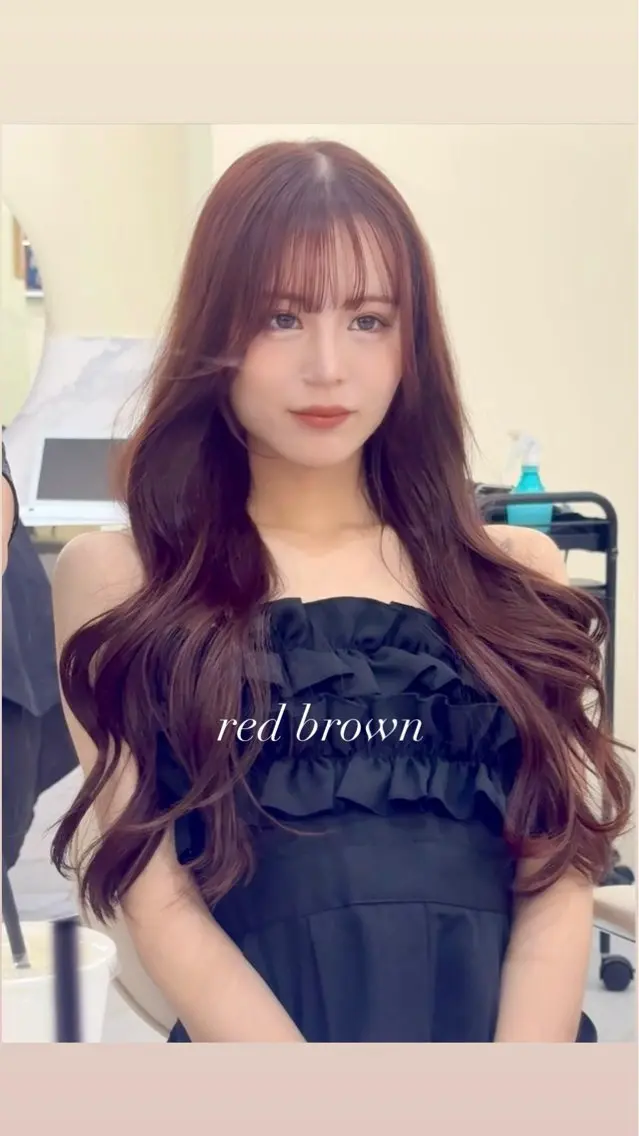 ロング カラー ヘアアレンジ 透明感カラー 顔周りカット レイヤーカット カット ヘアカラー トリートメント レイヤーカット🤍 RINAのヘアスタイル