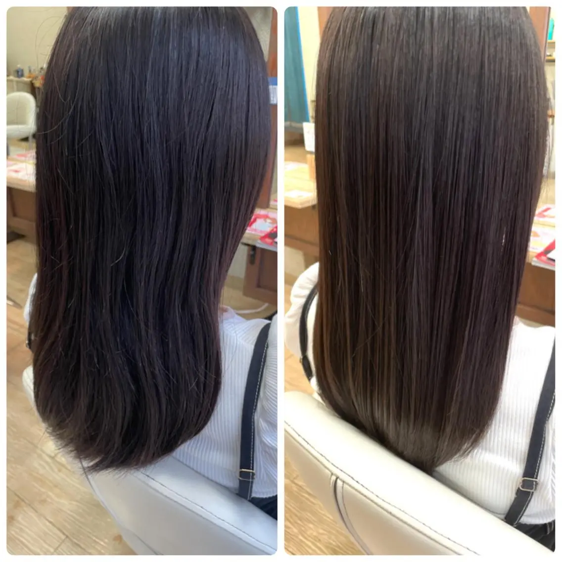 ロング 松下 由恵のヘアスタイル