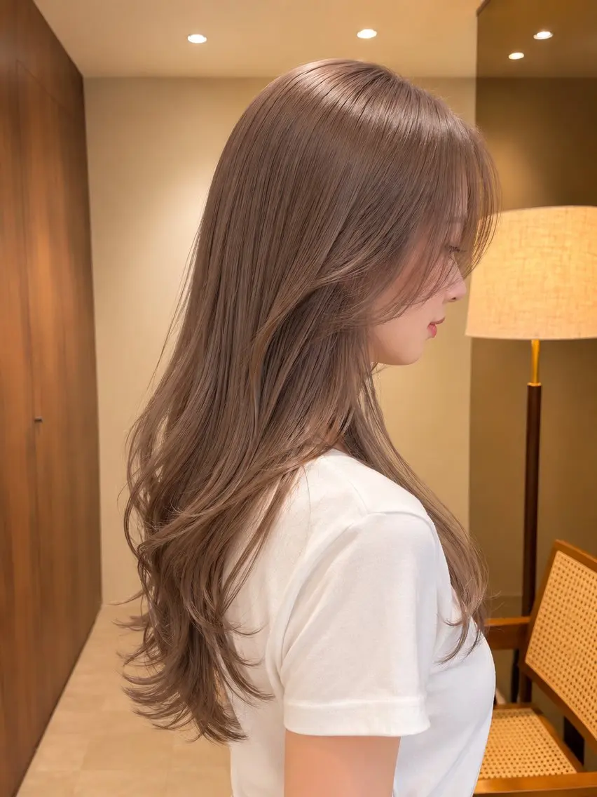 【🧡触れたくなる美髪🧡】カット+カラー＋premium髪質改善トリートメントの写真