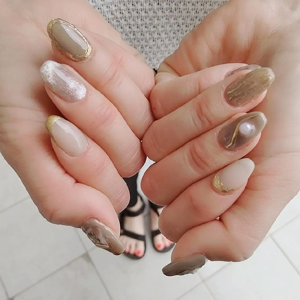 ネイル ニュアンスネイル infinity skyのネイルデザイン