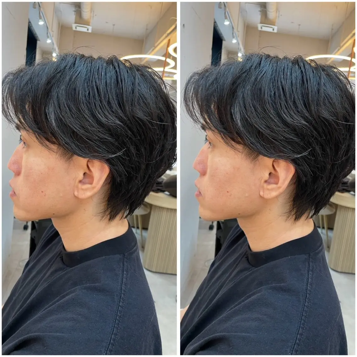 カットモデル✂️『爽やかメンズセンターパート➕1stepトリートメント』🖤の写真