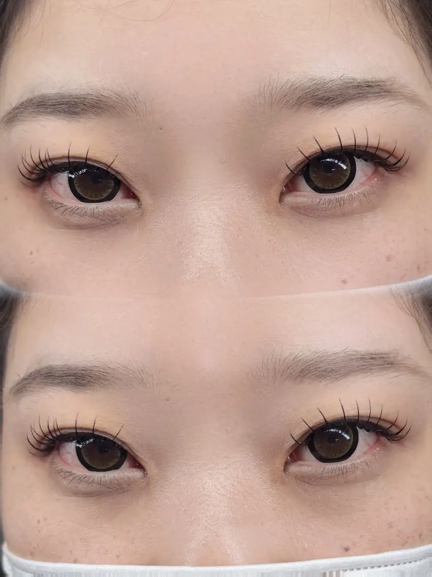 フラットラッシュLEDグルー C.Dカール100~120本の写真