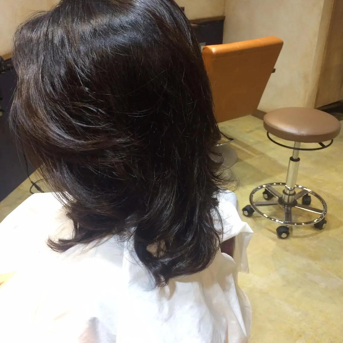 ミディアム パーマ KAWABATA NORIEのヘアスタイル