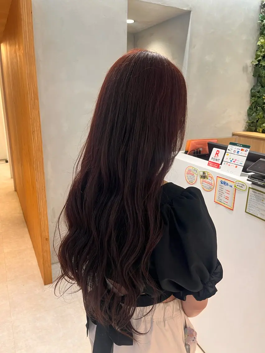 ダブルカラー🤍ྀི + Aujuaトリートメント(2step)🍒の写真