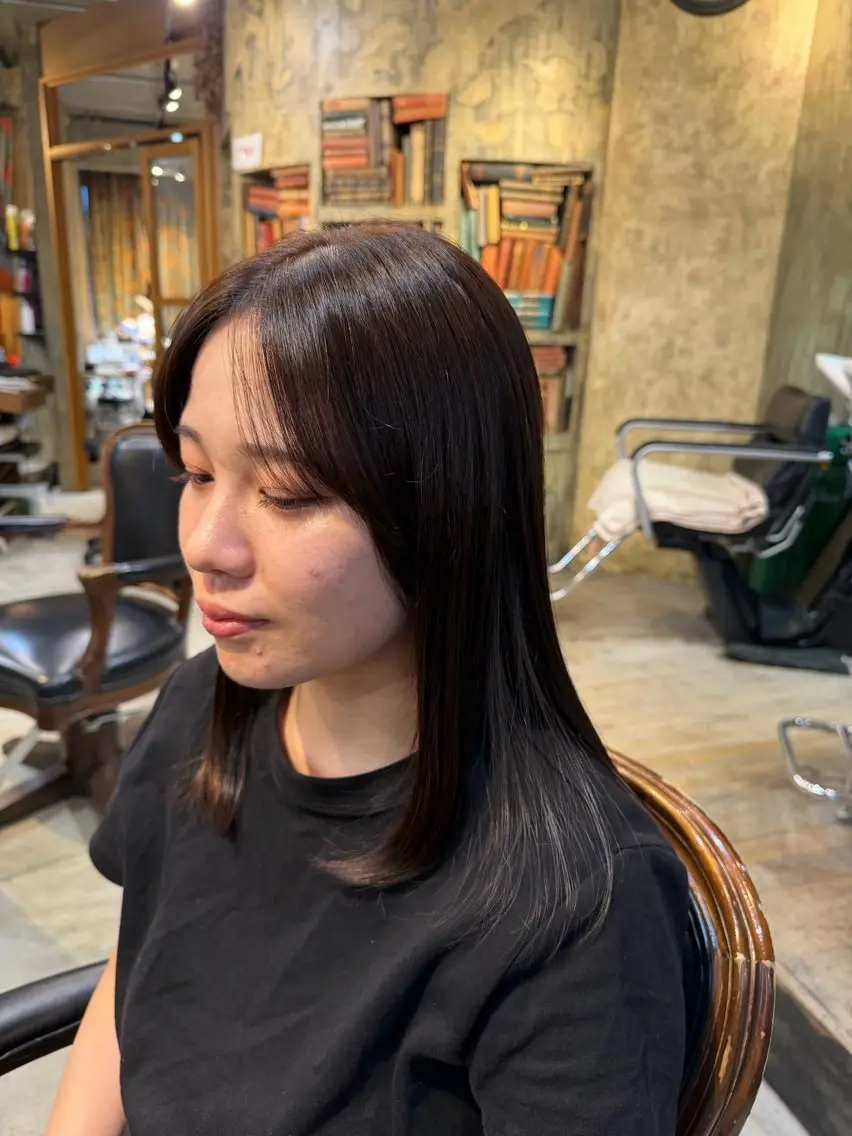 セミロング カラー ヘアアレンジ カット ヘアカラー トリートメント 🍀Ryosuke 🍀のヘアスタイル