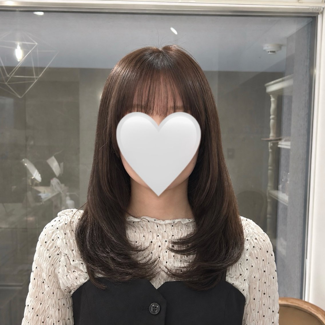 ロング カラー Crebia Honokaのヘアスタイル