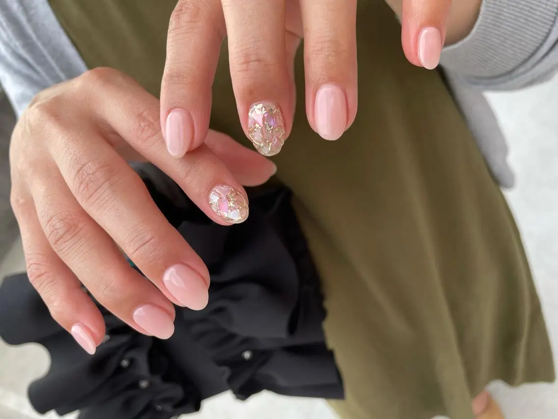 ロング カラー ヘアアレンジ キッズ ネイル マツエク・マツパ 福田 加奈のネイルデザイン