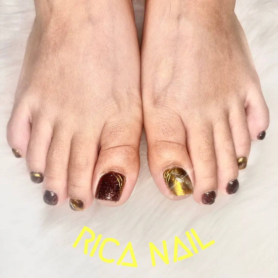 ネイル フットネイル ジェルネイル スカルプネイル RicaNail 自宅サロンのネイルデザイン
