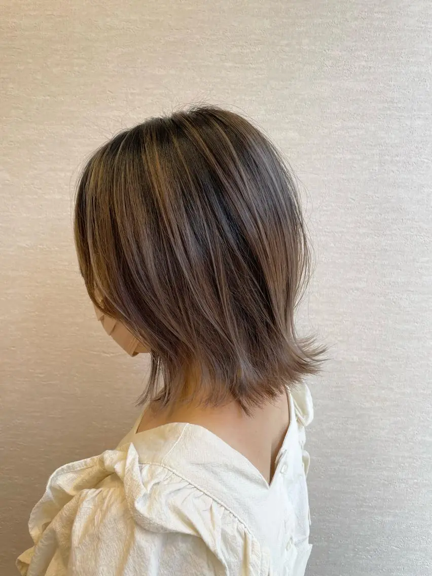 【人気NO.1❤️ハイライトやグラデーションカラーも👌】カット＋ダブルカラー🌈ブリーチ込みの写真