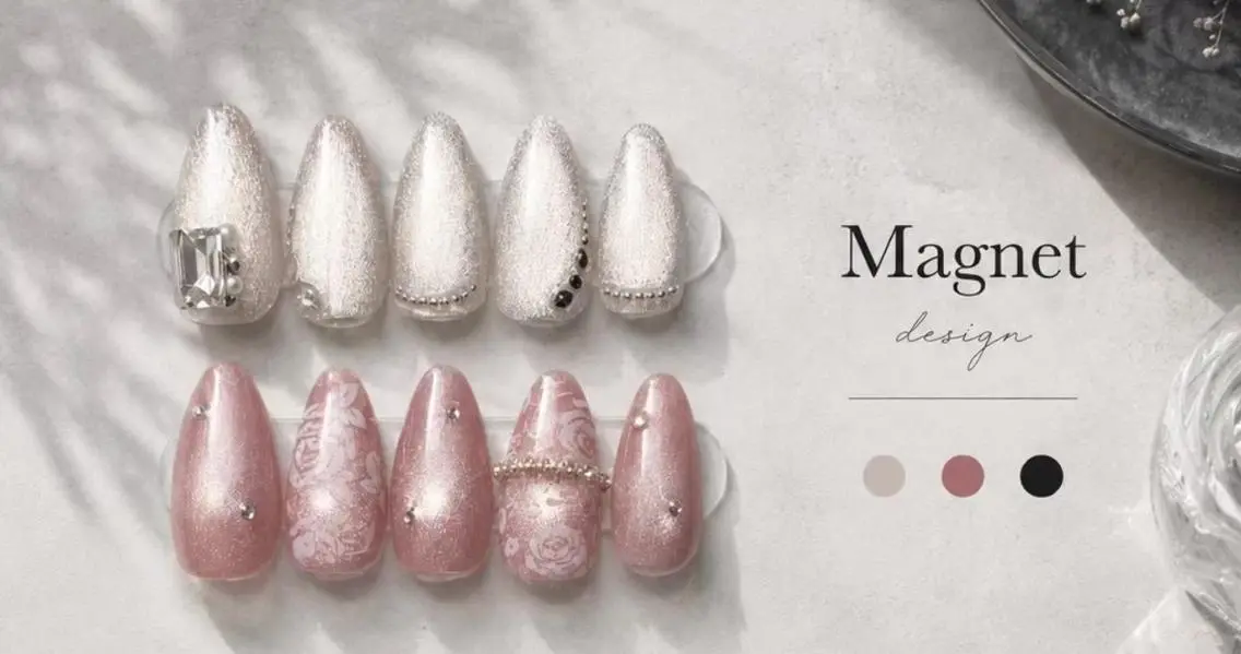 ネイル アートネイル フラッシュネイル フレンチネイル ジェルネイル ガラスフレンチ M2 BEAUTY Rikaのネイルデザイン