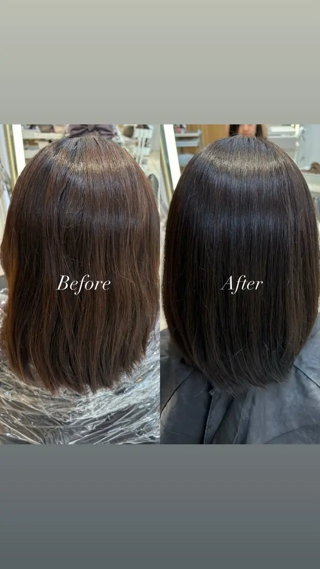 ミディアム カラー 鈴木 彩莉のヘアスタイル