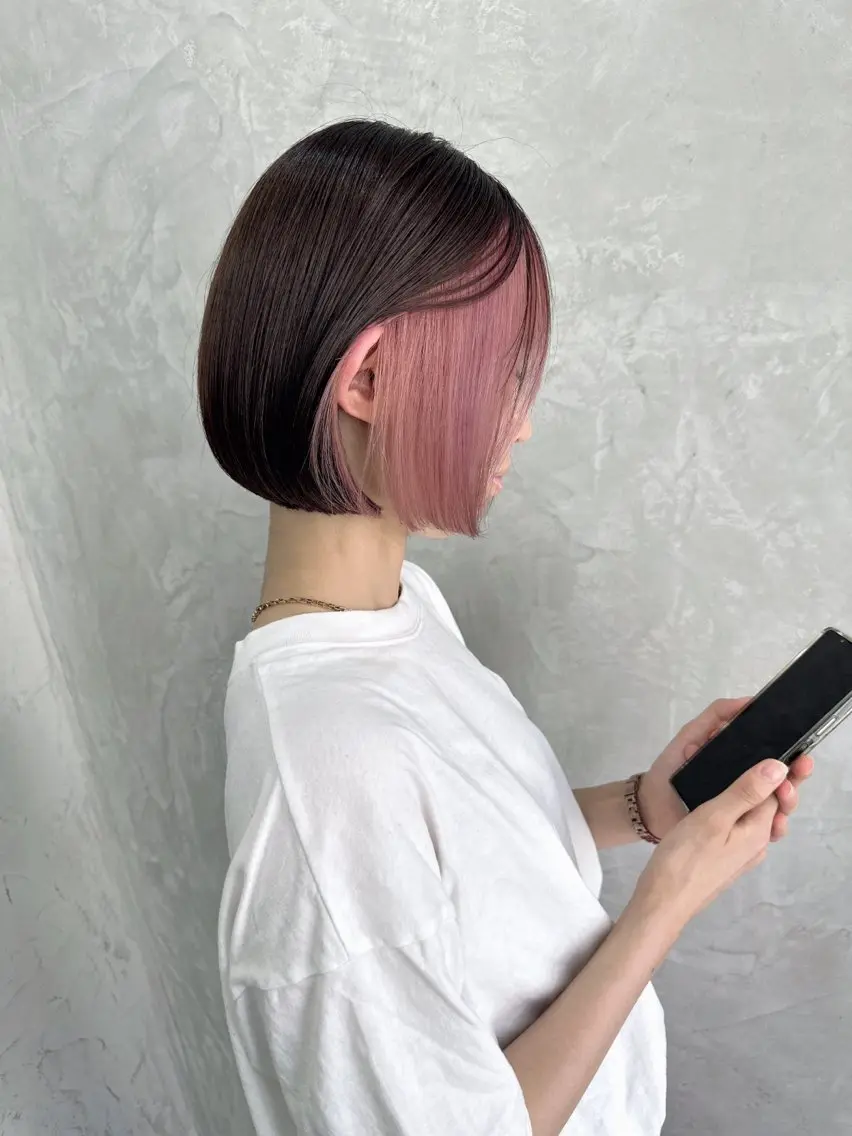 カラー イヤリングカラー MaisonHALU さくらのヘアスタイル