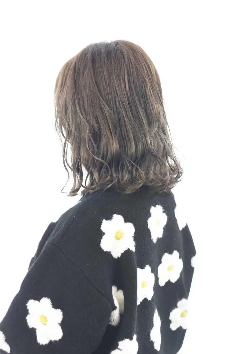 ミディアム ヘアカラー 海老原　栞☀️ Atem上安店のヘアスタイル
