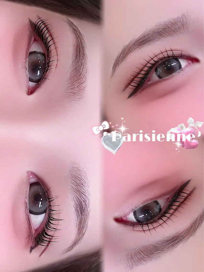 マツエク・マツパ 🎀束感/上下エク/ 𝙍𝙐𝘼 🎀のマツエク・マツパデザイン