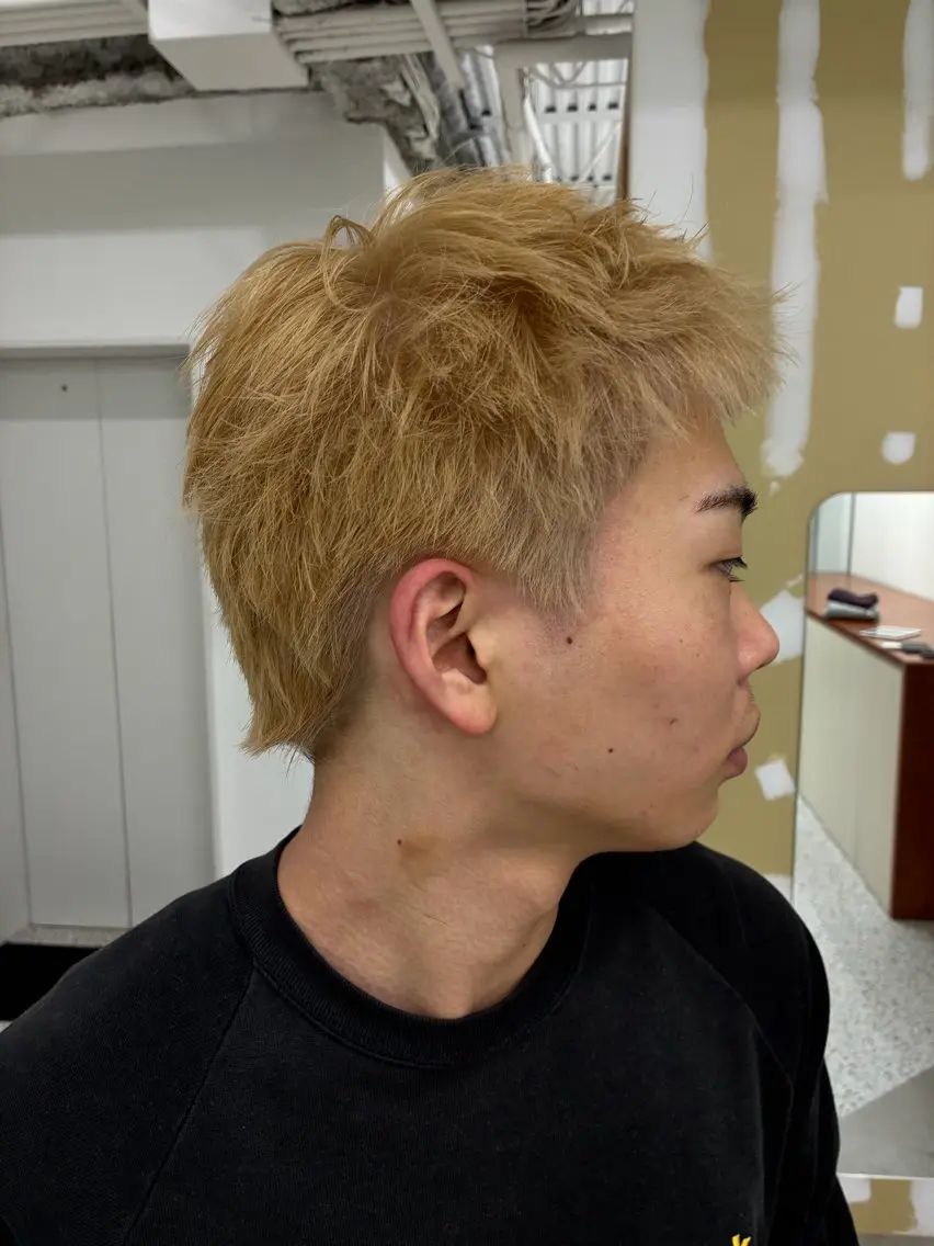 カラー メンズ カット ヘアカラー トリートメント メンズカット パーマ[佐橋]のヘアスタイル