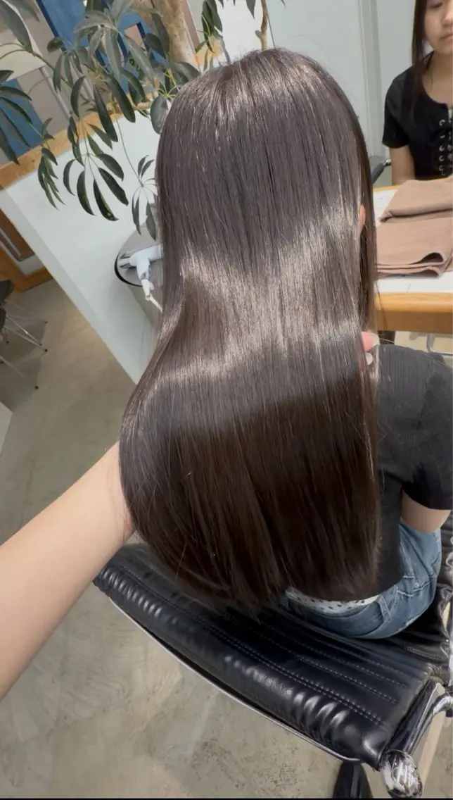 【うるぷる美髪💫】髪質改善×ダメージレス🤍中性ストレート🫧✨️の写真