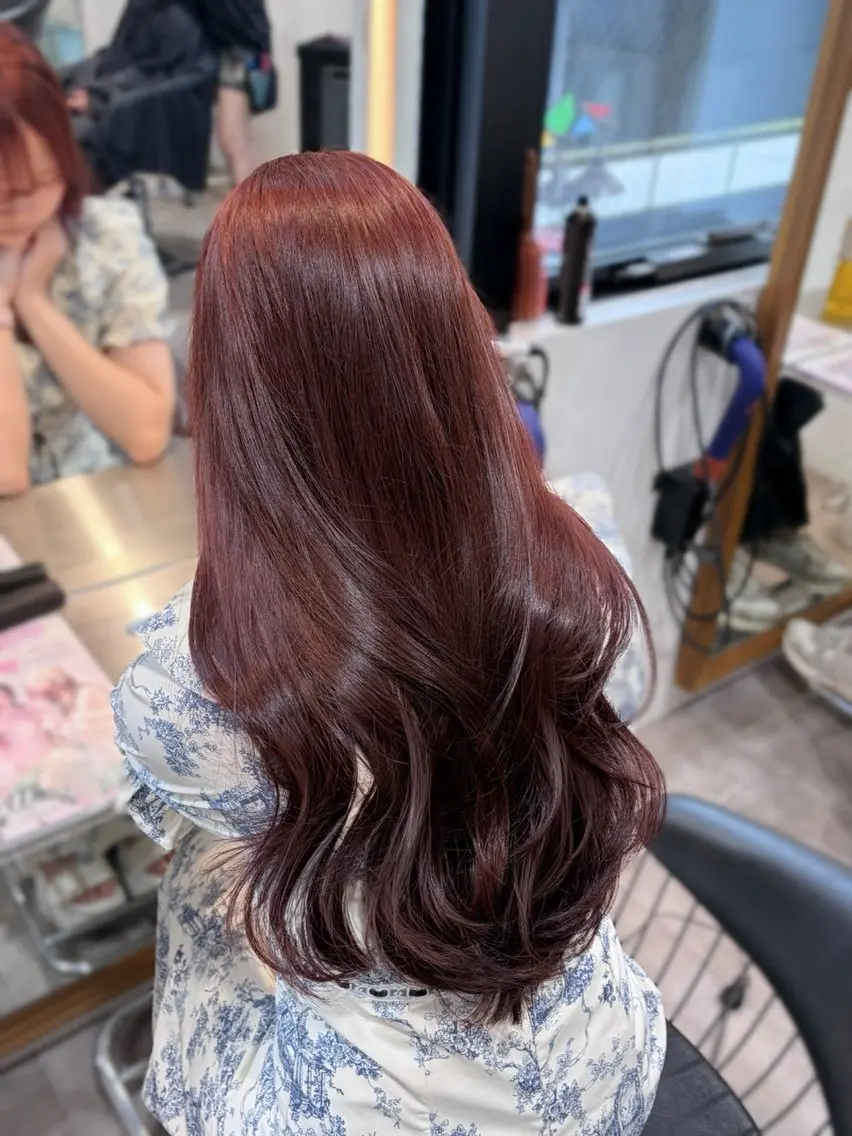 ロング ヘアカラー hina /透明感艶カラー✨️のヘアスタイル