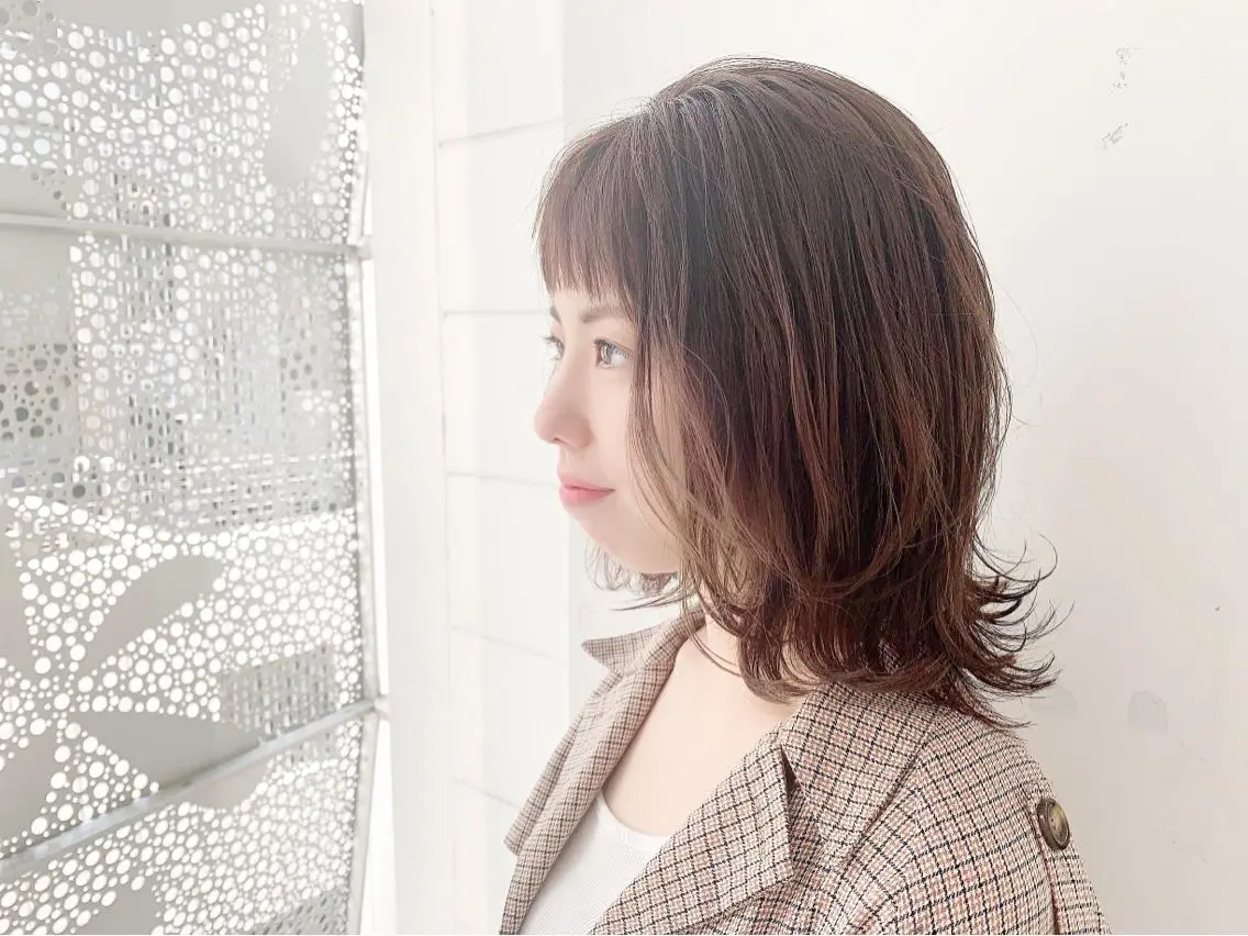 ミディアム カラー 鈴木 一貴のヘアスタイル