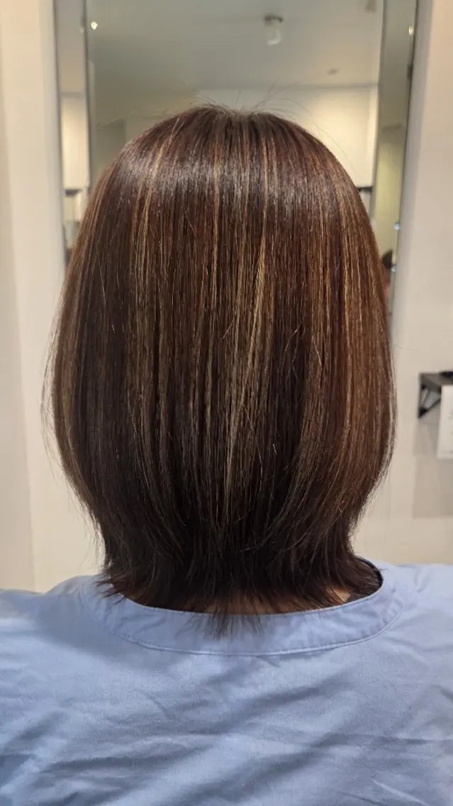 ミディアム 髪質改善 大人の艶髪✂️ 矢崎美紀のヘアスタイル
