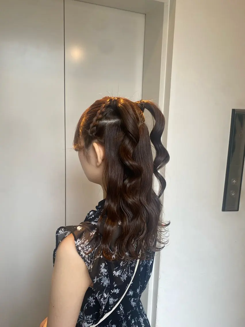 ミディアム ヘアアレンジ reimi 表参道🍒のヘアスタイル