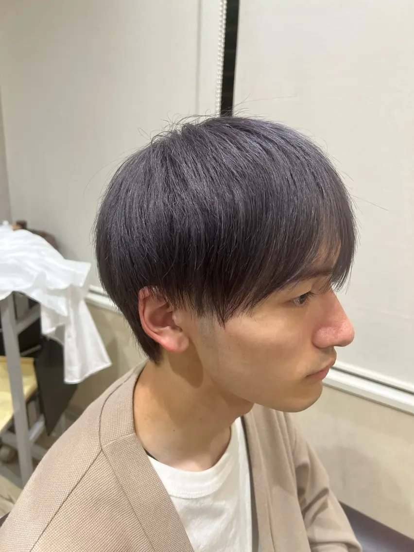 ショート メンズ マッシュ シースルーマッシュ chill_ KAZUKIのヘアスタイル