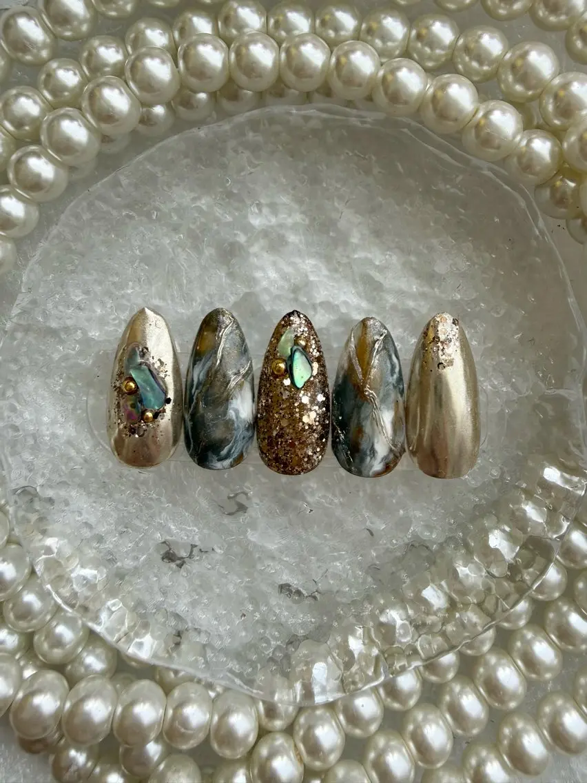 ネイル アートネイル ニュアンスネイル ハンドネイル Seajewel Nailのネイルデザイン