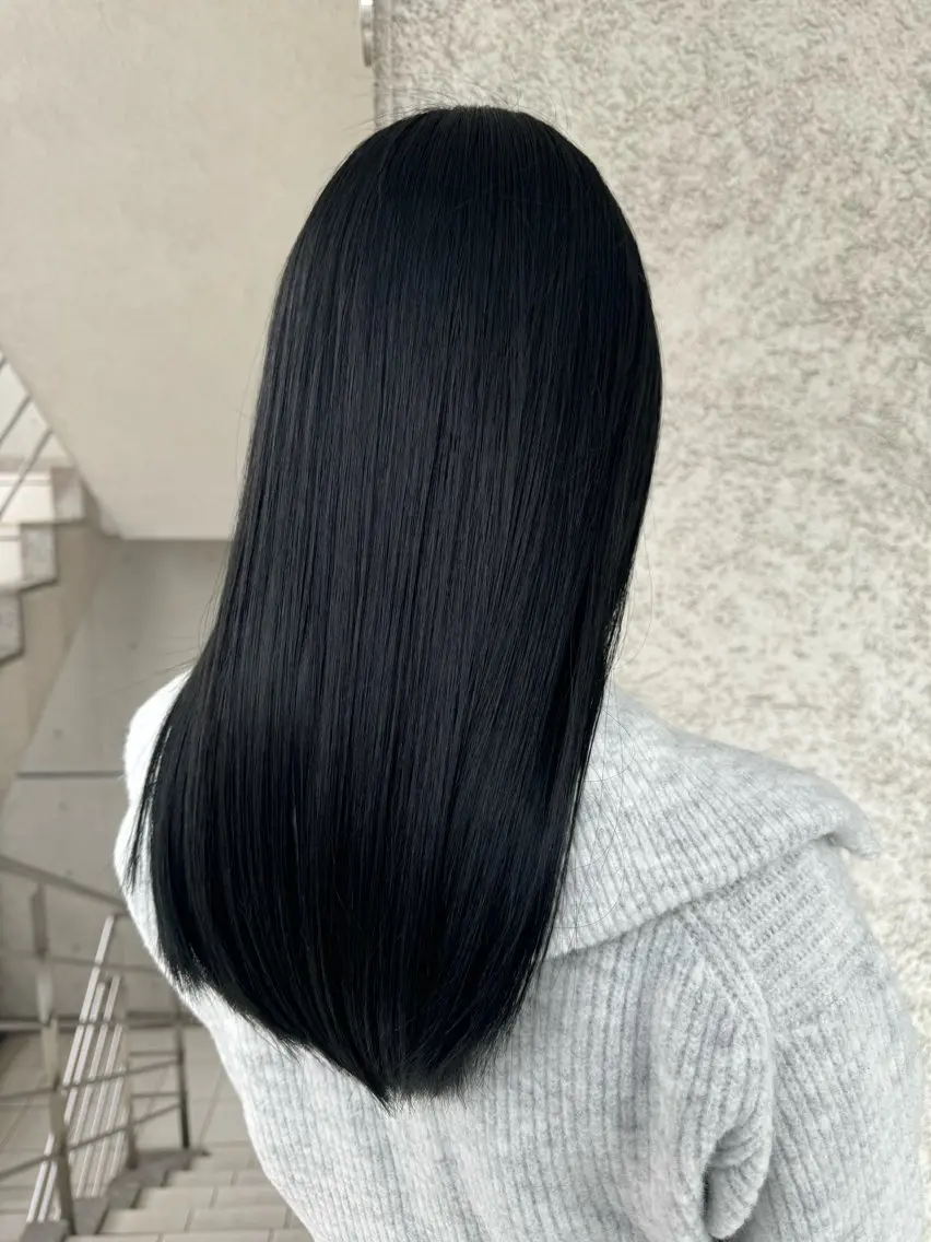 セミロング カラー ヘアカラー トリートメント 椎葉 祐也のヘアスタイル