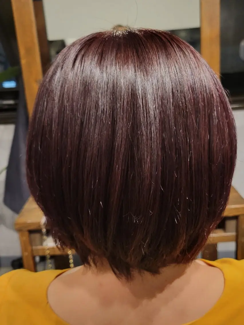 ショート ブリーチハイライト✨ 山口そらのヘアスタイル