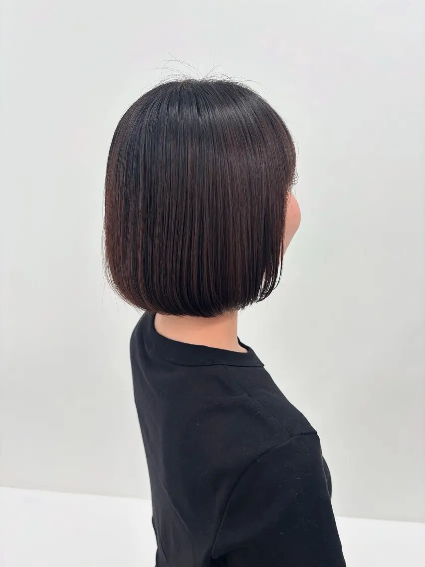 ショート カット 工藤 璃乃 /ぱつっとボブのヘアスタイル