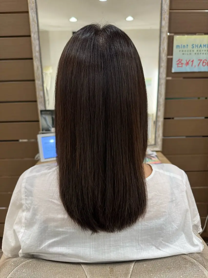 セミロング さくら🍒ツヤ髪 /似合わせカラーのヘアスタイル