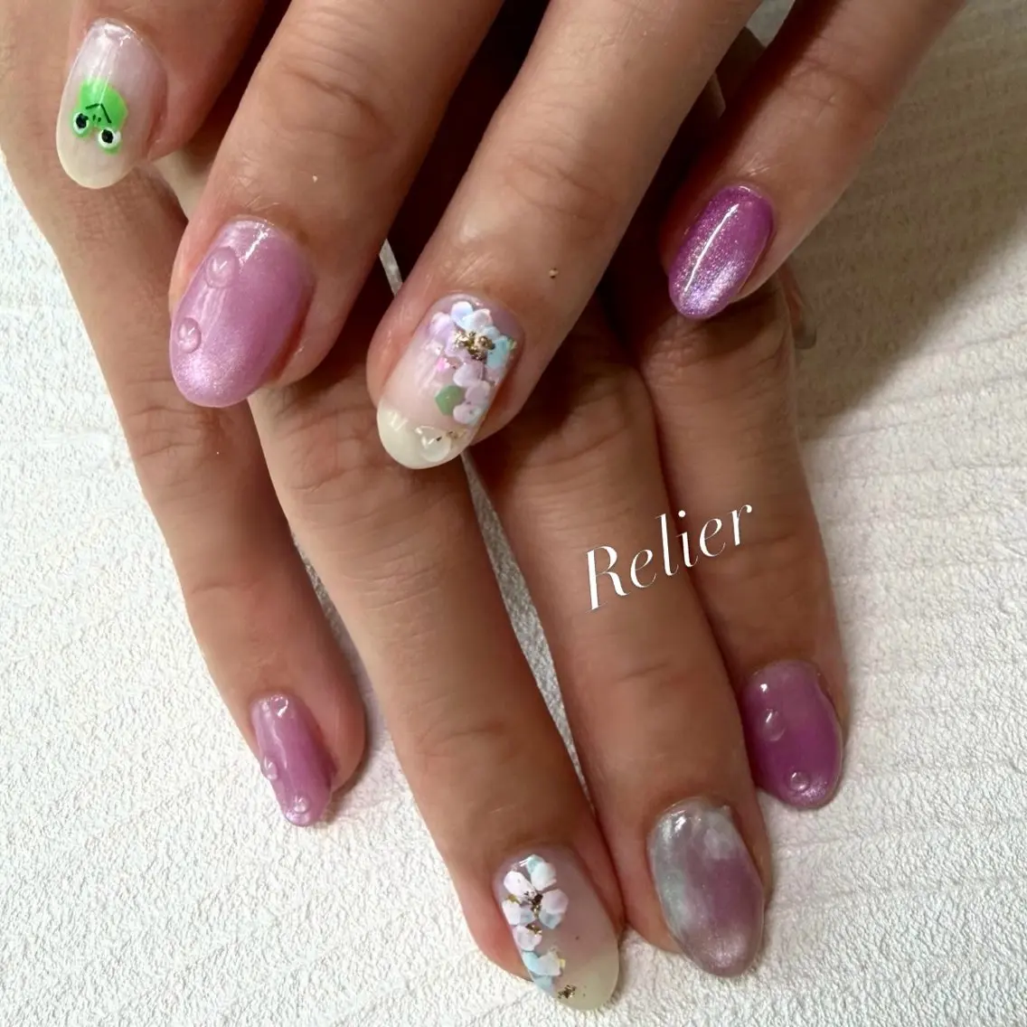 ネイル ハンドネイル Relier ルリエ ayakaのネイルデザイン