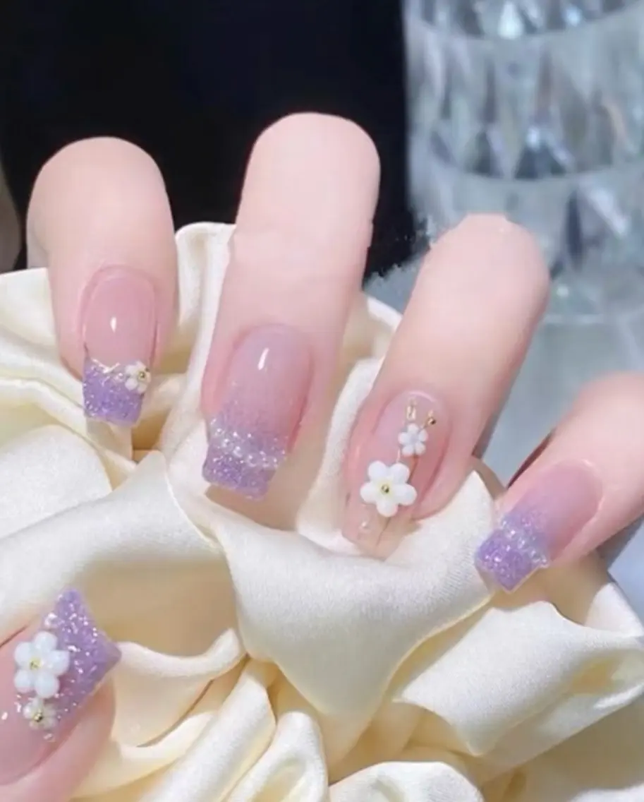 ネイル ハンドネイル H3 Nail Tsuki🦋💙のネイルデザイン