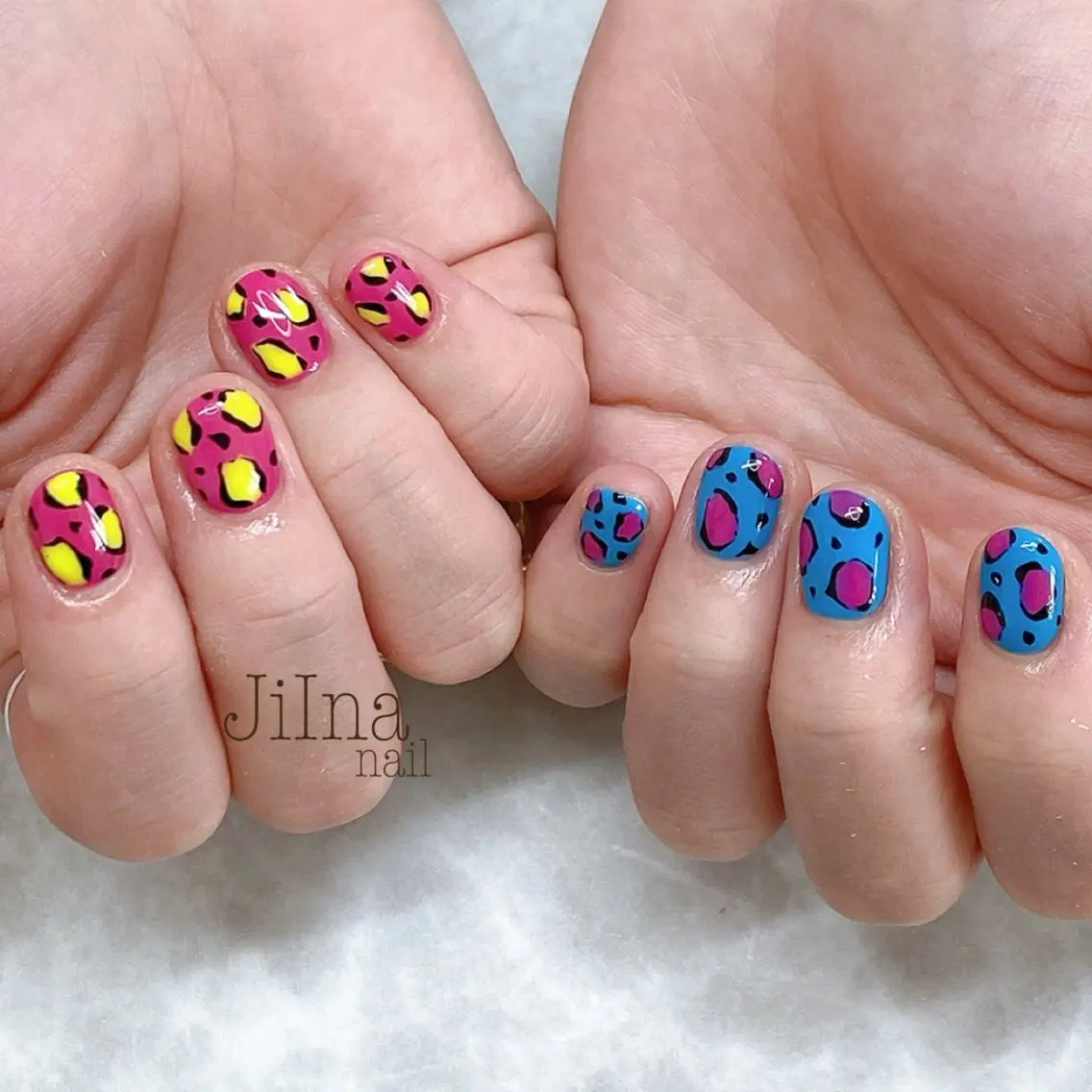 ネイル アニマル柄 JiIna nailのネイルデザイン
