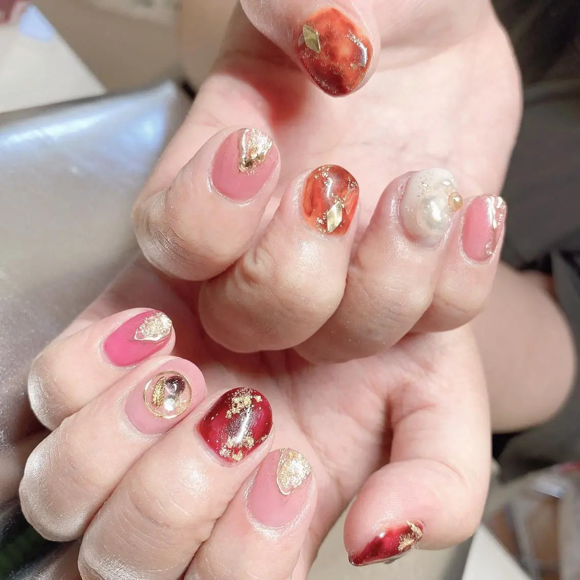 ネイル 田口 美奈のヘアスタイル