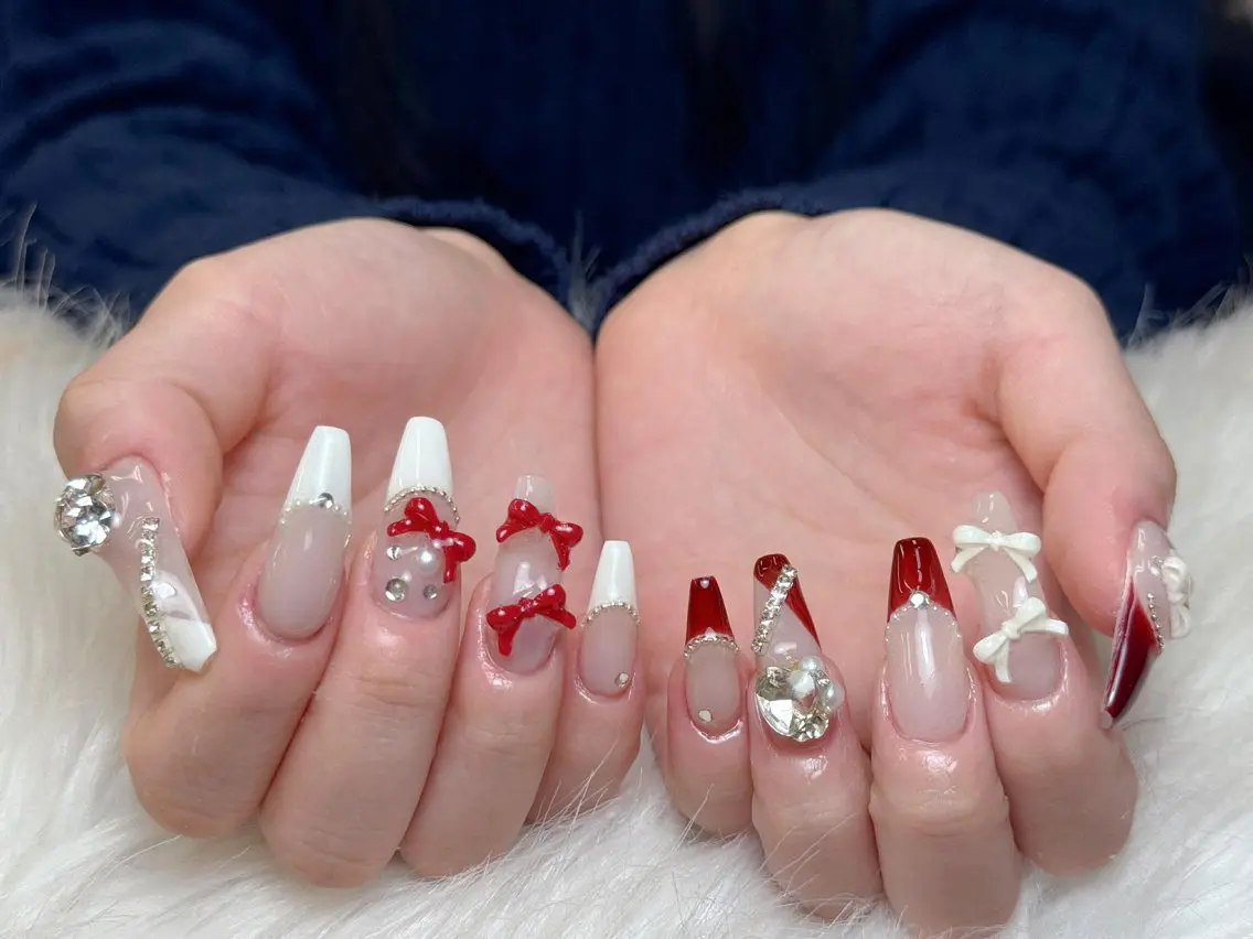 ネイル アートネイル 成人式 ジェルネイル ニュアンスネイル 夏ネイル ハンドネイル Jenn Nail Salonのネイルデザイン