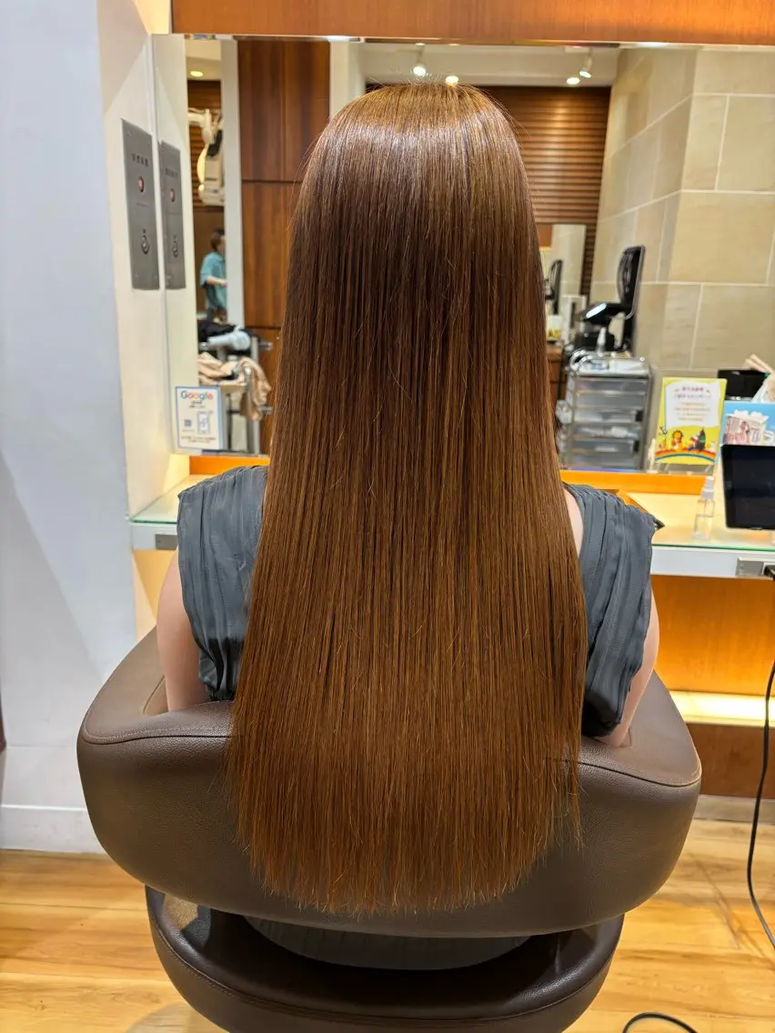 ロング 髪質改善 トリートメント カット トリートメント レイヤーカット /髪質改善/千葉怜寿のヘアスタイル
