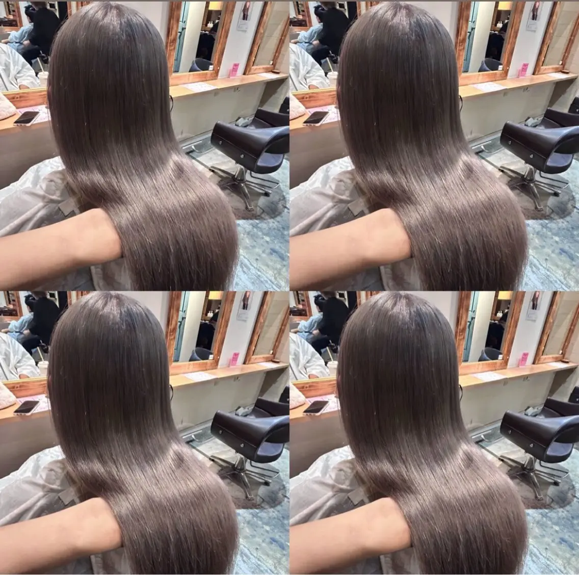 ロング カラー レイヤー×髪質改善 にちか🐰🎀のヘアスタイル