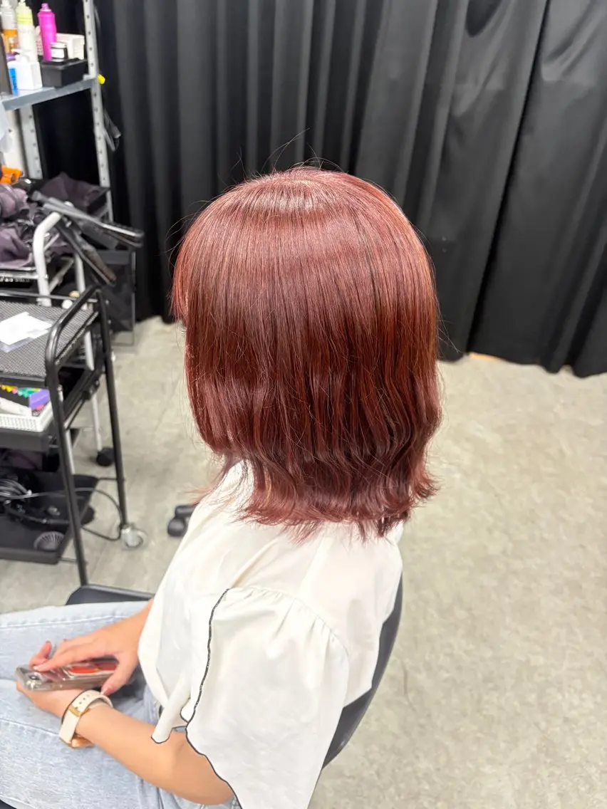 ロング カラー メンズ カット ヘアカラー honoka💄💋 レイヤー&ボブカットのヘアスタイル