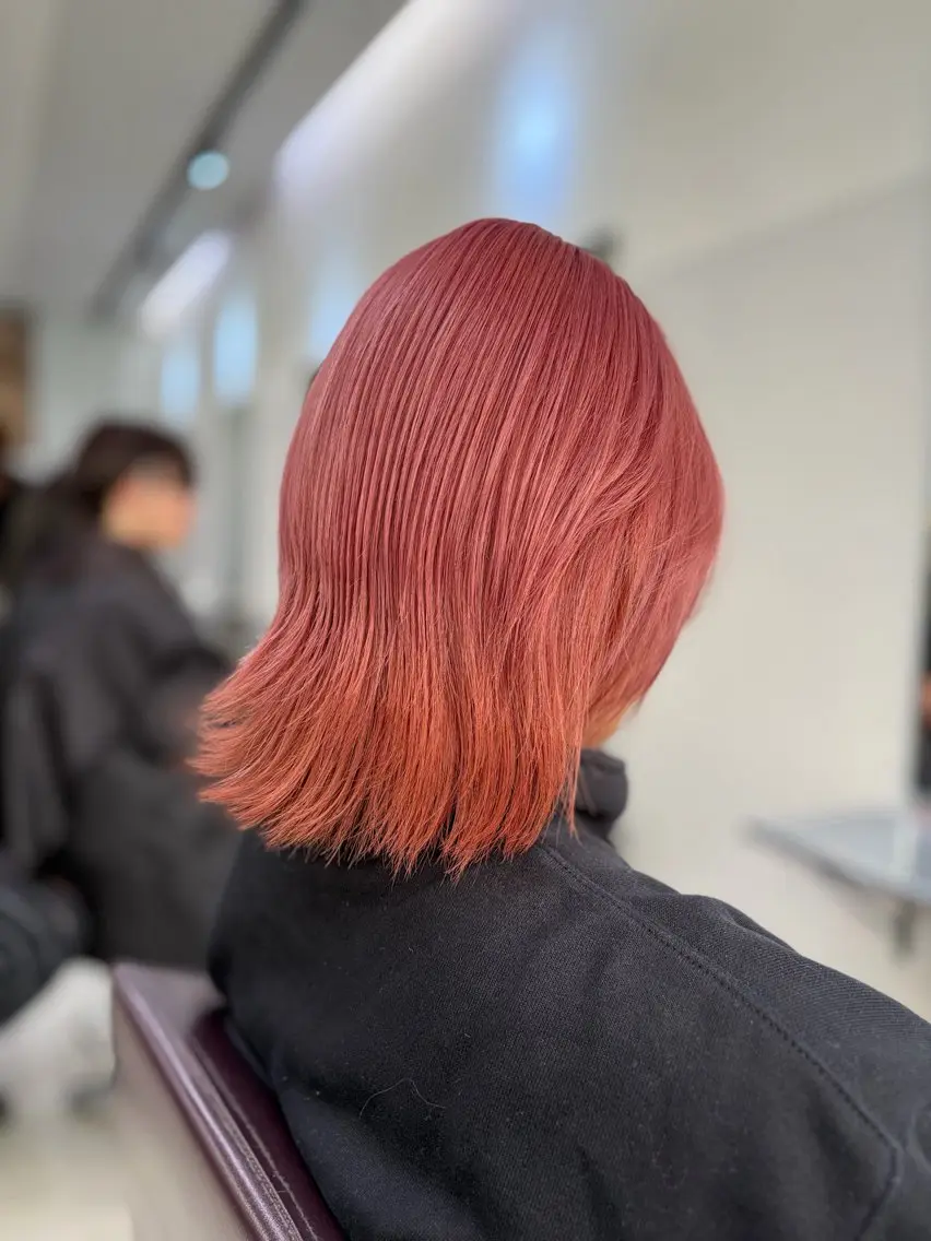 ミディアム カラー ヘアカラー トリートメント 天神大名/ブリーチ 鶴岡和幸/ハイトーンのヘアスタイル