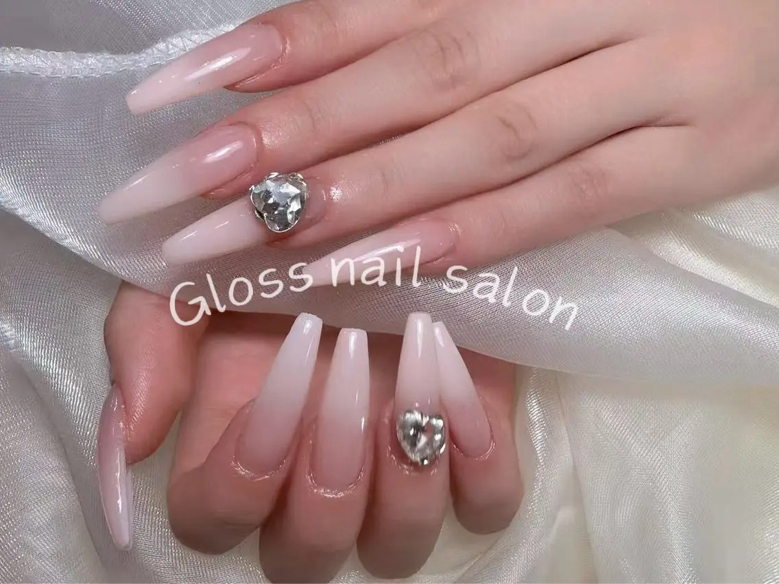 ★チップ長さだし★ベイビーブーマーネイル¥13580→¥11580の写真